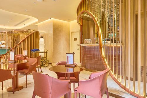 Posezení v ubytování Kin Hotel Thi Sach