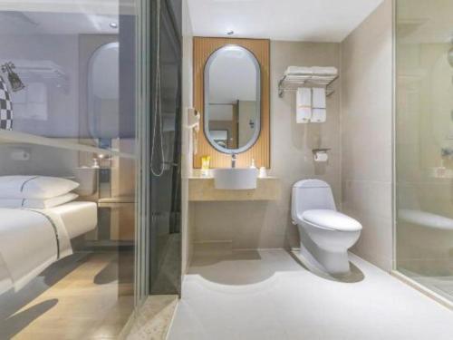 Ένα μπάνιο στο City Comfort Inn Baise Jingxi Chengdong Road