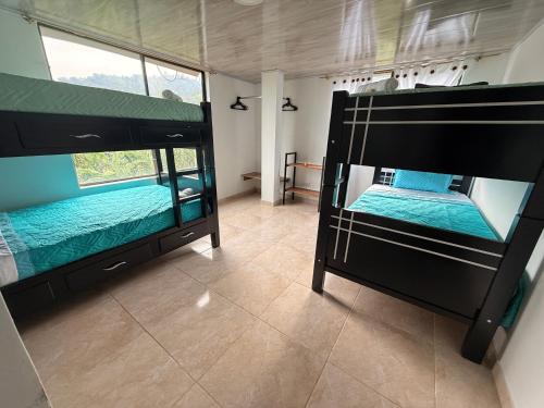 Cama o camas de una habitación en Pandora house