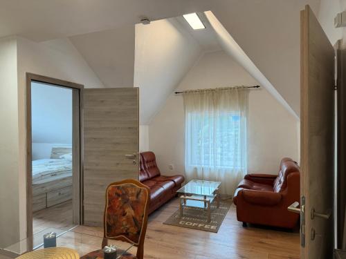 Posezení v ubytování Apartments Zupan