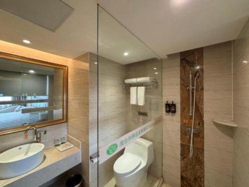 Koupelna v ubytování Vienna Hotel Guangxi Zhongshan Central Plaza West High-Speed Railway Station