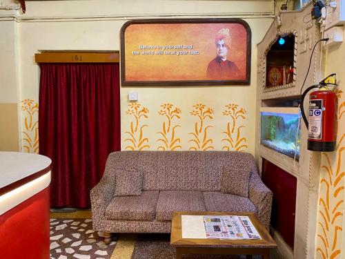 TV a/nebo společenská místnost v ubytování Hotel Raj