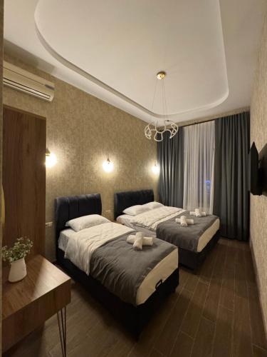 Postel nebo postele na pokoji v ubytování Albatross Luxe Hotel