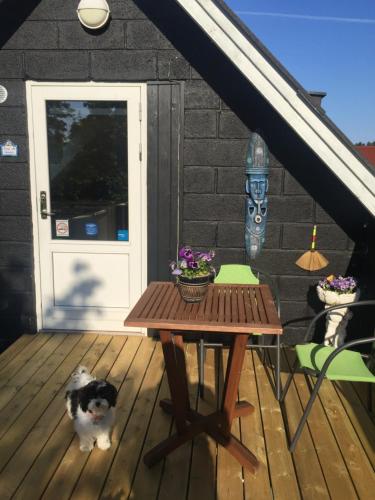 Balkón nebo terasa v ubytování Hunetorpvej Holiday Apartment