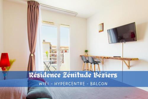 Zenitude Résidences - Studio privé - Balcon Clim Self-Checking Animaux Bienvenus