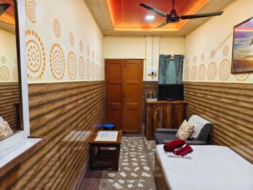 Postel nebo postele na pokoji v ubytování Hotel Raj