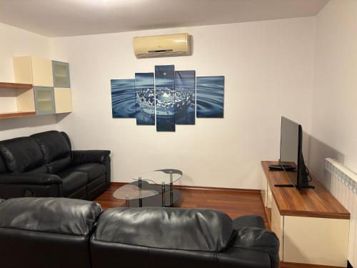 Posezení v ubytování Apartments Kivi