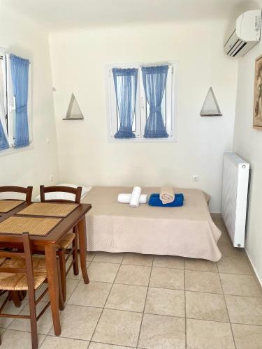 Katil atau katil-katil dalam bilik di Mykonos Dot - The Villas