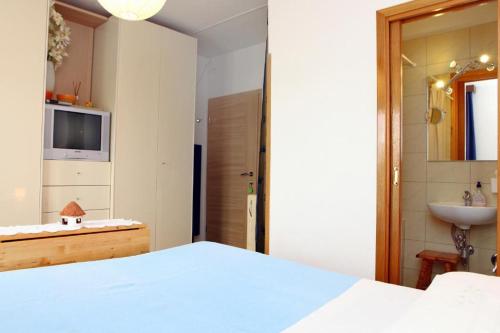 Koupelna v ubytování Apartments & rooms Jagoda