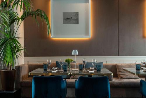 Χώρος καθιστικού στο Hotel Lungomare