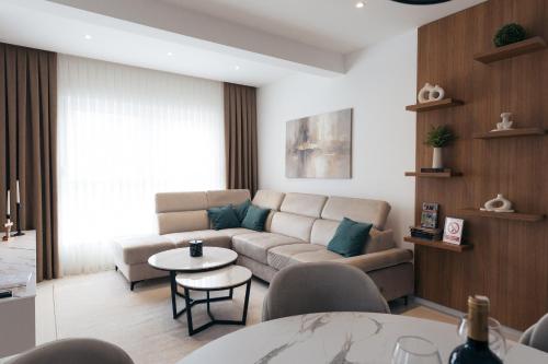 Χώρος καθιστικού στο Apartman Pinjuh