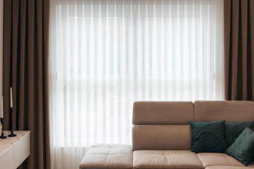 Χώρος καθιστικού στο Apartman Pinjuh