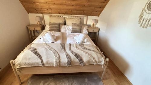 Posteľ alebo postele v izbe v ubytovaní Villa Vital Hegykő