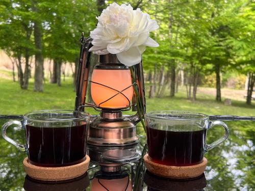 Zahrada ubytování 愛犬と泊まるグランピングJuden Camp Fuji