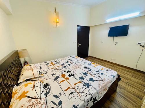 Una cama o camas en una habitación de Solace