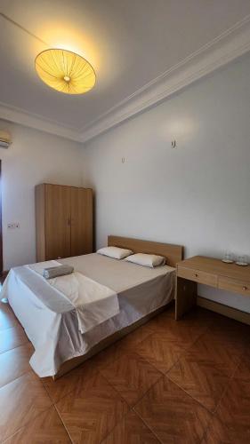 Ένα ή περισσότερα κρεβάτια σε δωμάτιο στο Andy Hoang hostel