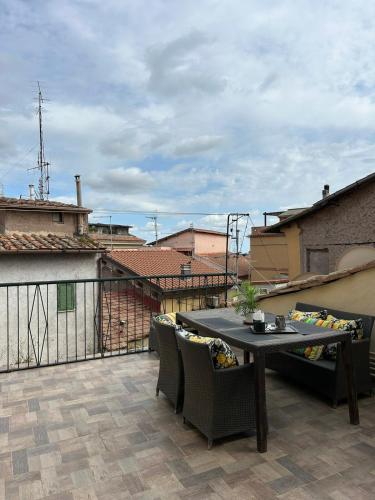 Balkón nebo terasa v ubytování La vista sulla Piazza