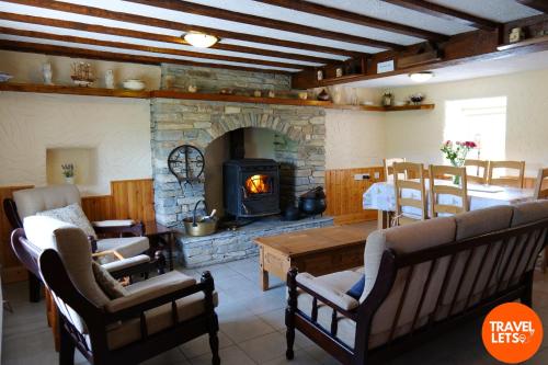 Χώρος καθιστικού στο The Olde Sterritt Farmhouse