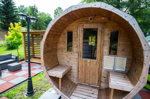 Сад в Glamp Mała Łąka Jacuzzi & Sauna Zakopane