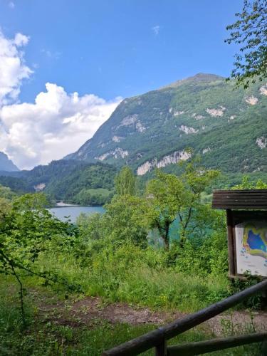 a view of a mountain range with a lake at Pace E Relax 1 in Tenno