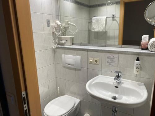 Koupelna v ubytování Boutique - Hotel Zum Schloss