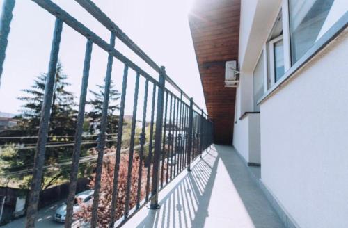 Balkoni atau teres di Apartamente TRS