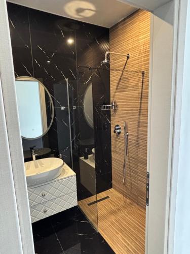 Et badeværelse på Villa Dim