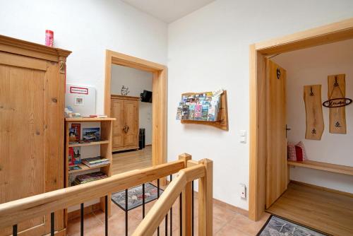 Η κουζίνα ή μικρή κουζίνα στο Neubau - Ferienwohnung Waldblick