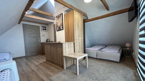 Ένα ή περισσότερα κρεβάτια σε δωμάτιο στο Na Fali