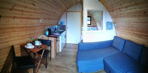 Χώρος καθιστικού στο Cosy Camping Suffolk