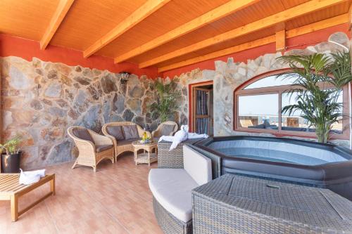 Χώρος καθιστικού στο Chabela's Penthouse