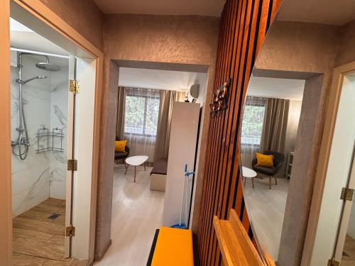 A bathroom at Sozopol Romance Apartments