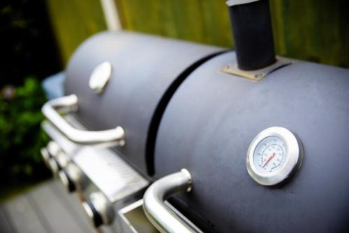 a close up of a suitcase with a speedometer at Canalside Beautiful Stone Townhouse in Stone