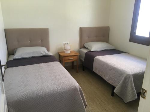 Katil atau katil-katil dalam bilik di Casita Estilo
