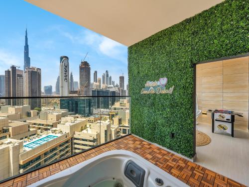 Exclusive 1BD with Burj View & Private Jacuzzi