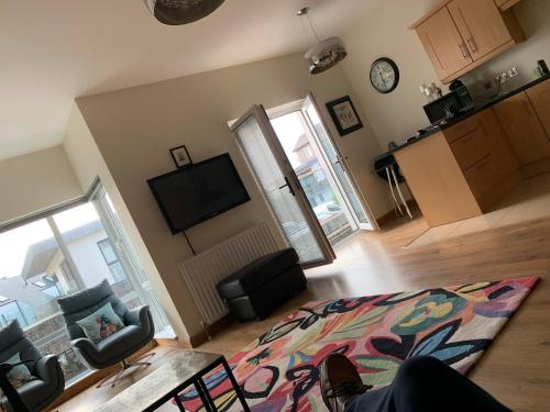 Dapur atau dapur kecil di Pennisula apartment