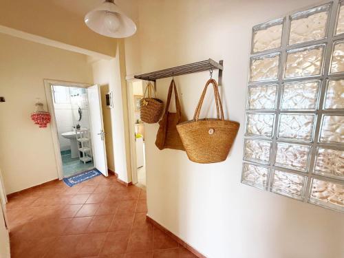 Ένα μπάνιο στο Thassos Sea View Apartment