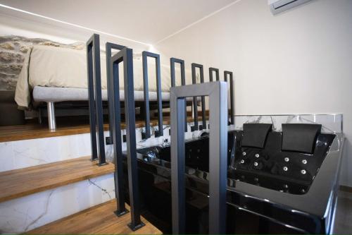Postel nebo postele na pokoji v ubytování Borgo dei Papi