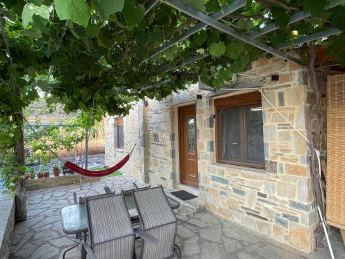A balcony or terrace at Georgios House