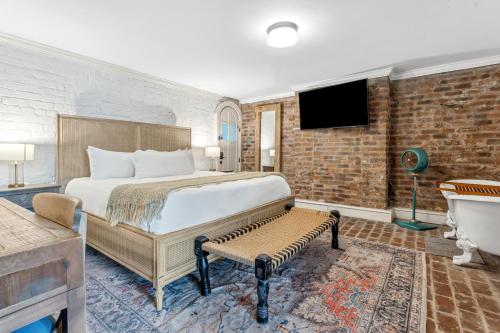 Ένα ή περισσότερα κρεβάτια σε δωμάτιο στο Bellwether House