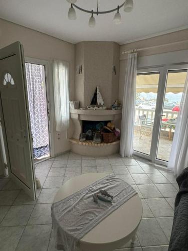 Seaside Houseにあるシーティングエリア