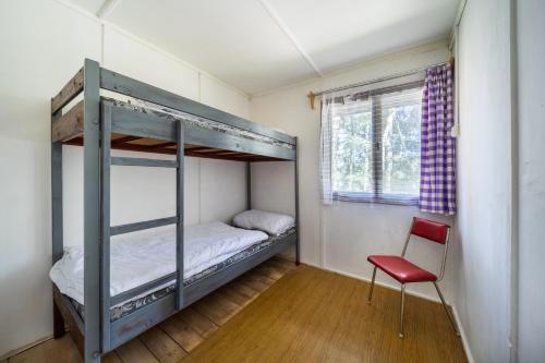 Postel nebo postele na pokoji v ubytování Kemp Pod Břízami