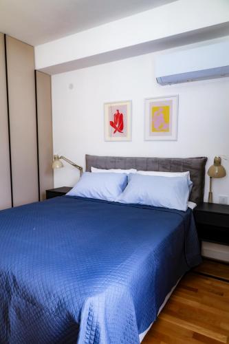 Ένα ή περισσότερα κρεβάτια σε δωμάτιο στο Apartment 82