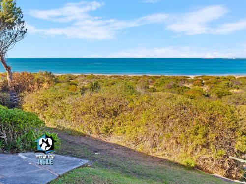 a view of the ocean from the bluff house at Absolute Beachfront 3BR 2BA Home w/ Beach Track in McCracken