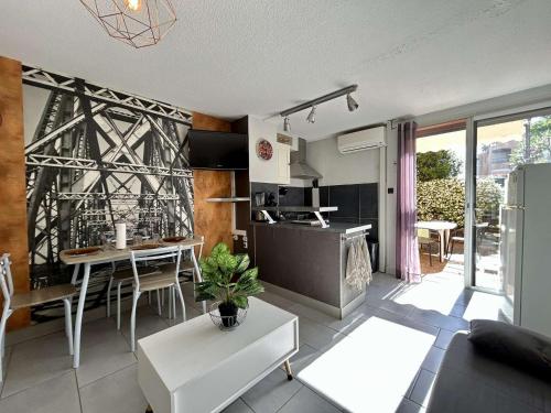 Studio au calme avec terrasse et parking – Cap d'Agde - FR-1-249-438