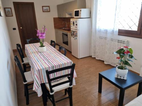 Η κουζίνα ή μικρή κουζίνα στο B&B La Terrazza di Frascati