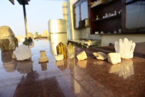 a group of pieces of cheese on a table at Flamingo Boutique hotels in Luxor