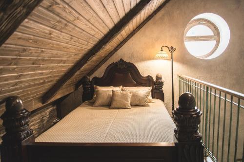 Postel nebo postele na pokoji v ubytování Luxus Wellness Apartman