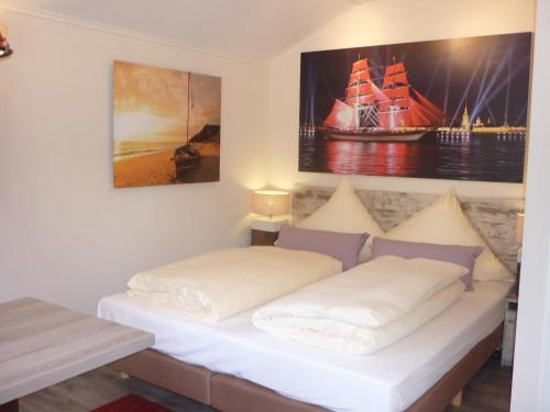 Postel nebo postele na pokoji v ubytování zu Jeddelohs Lodge Hotel