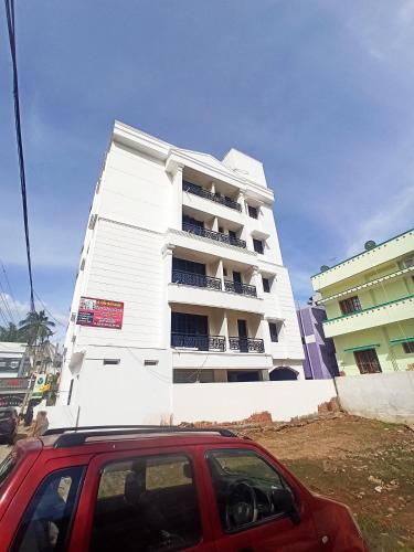 El edificio en el que está el departamento